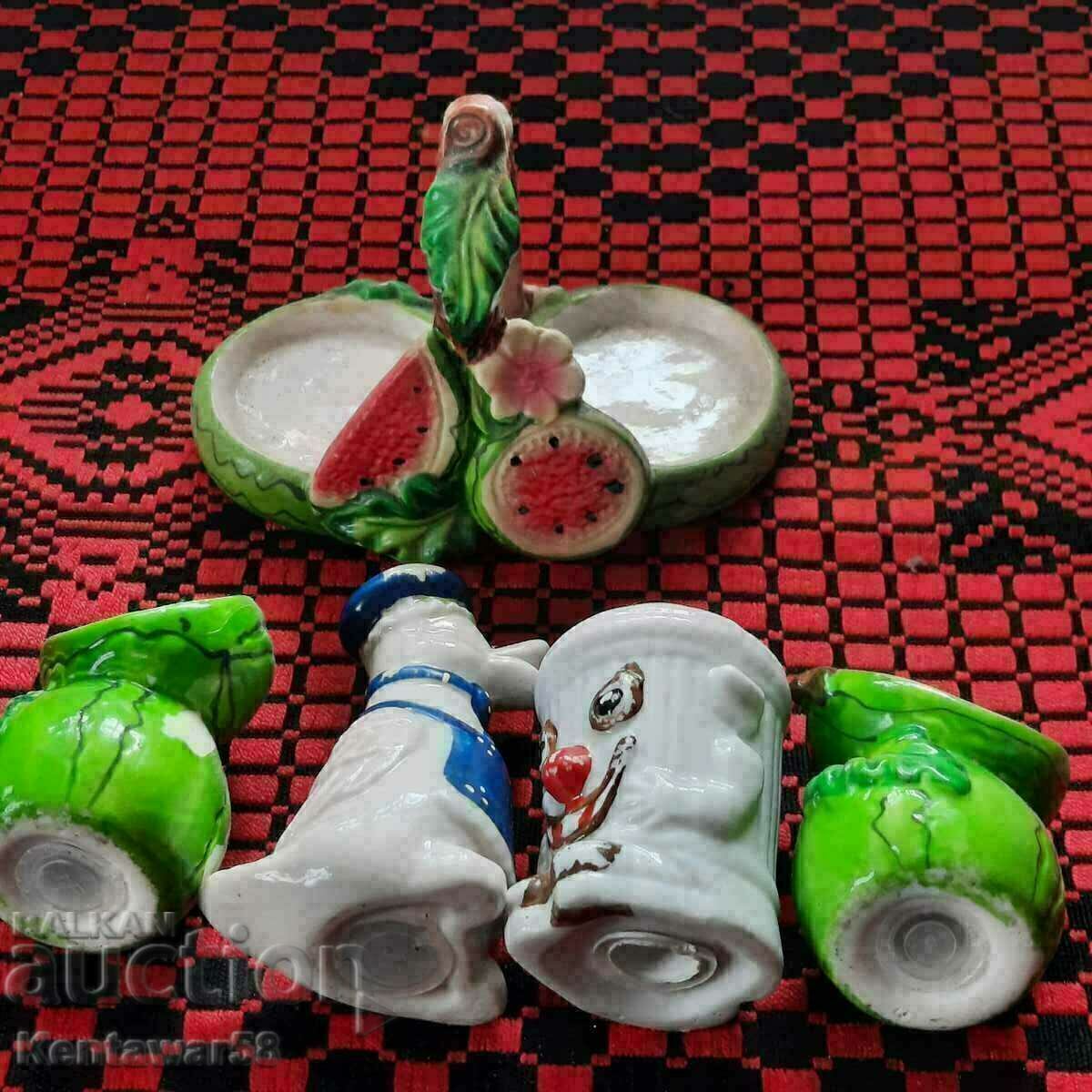 Porcelain salt shakers. with price 4.00 BGN | € 2.05