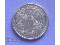 Канада 25 цента 2013 - 100г. Аркт. Експедиция