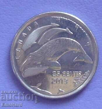 Канада 25 цента 2013 - Живот на Север