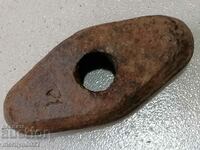 Bulgarian mason's hammer tool blade forged iron