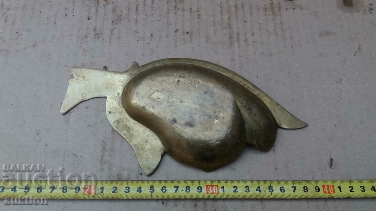 ORIENTAL BRONZE SOLID FRAGRANCE ASHTRAY - 7 ORIENTAL BRONZE SOLID FRAGRANCE ASHTRAY - 7