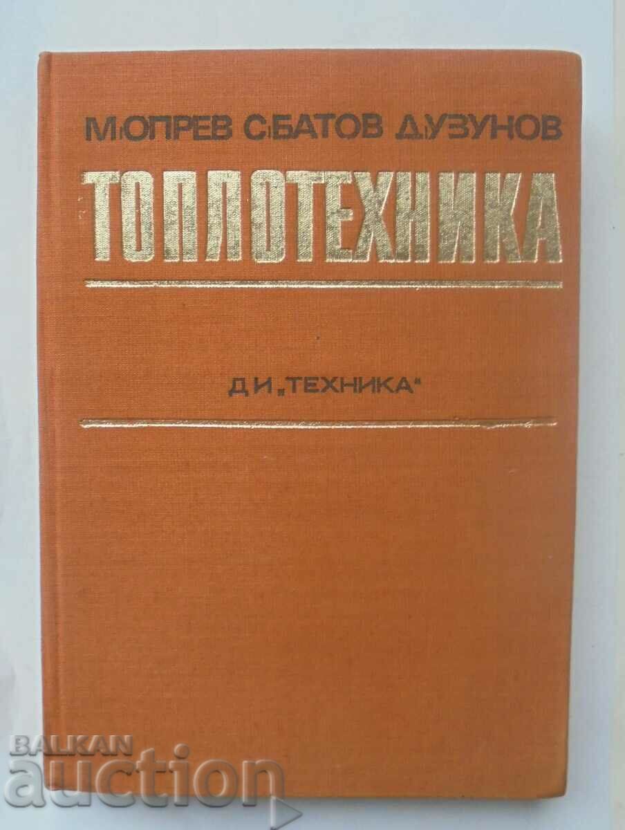 Inginerie termică - Marin Oprev, Stoyan Batov 1972.