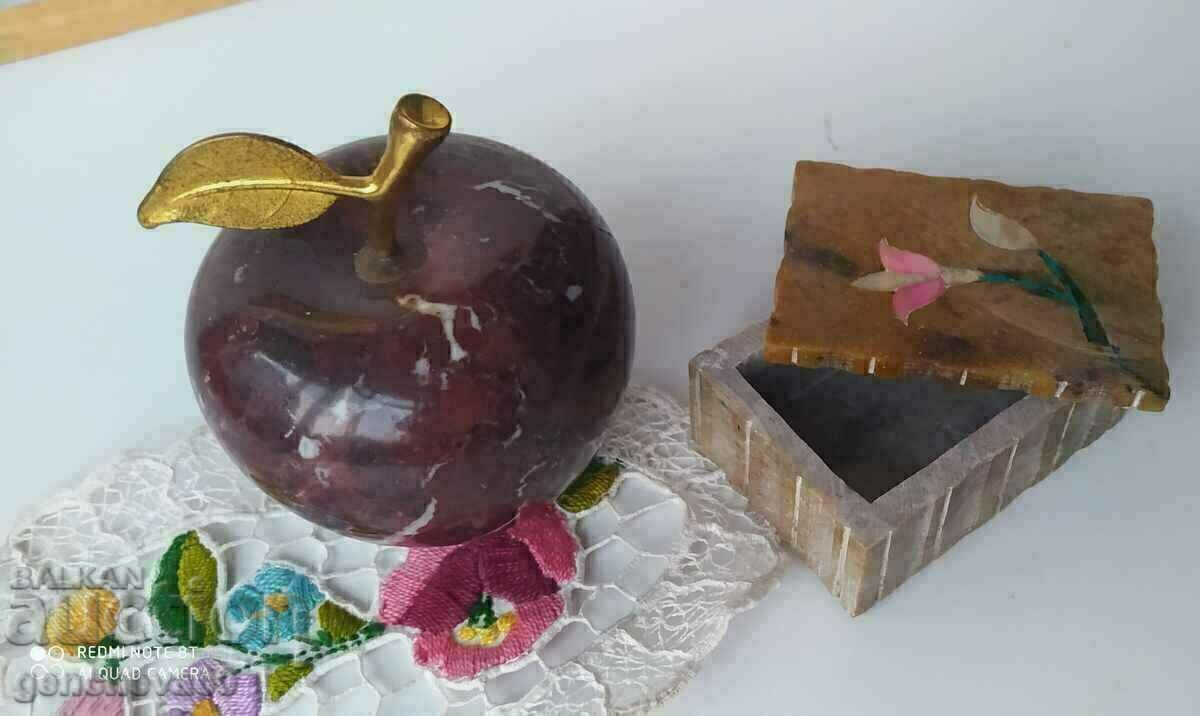 Apple and natural stone jewelry box - 5 Apple and natural stone jewelry box - 5