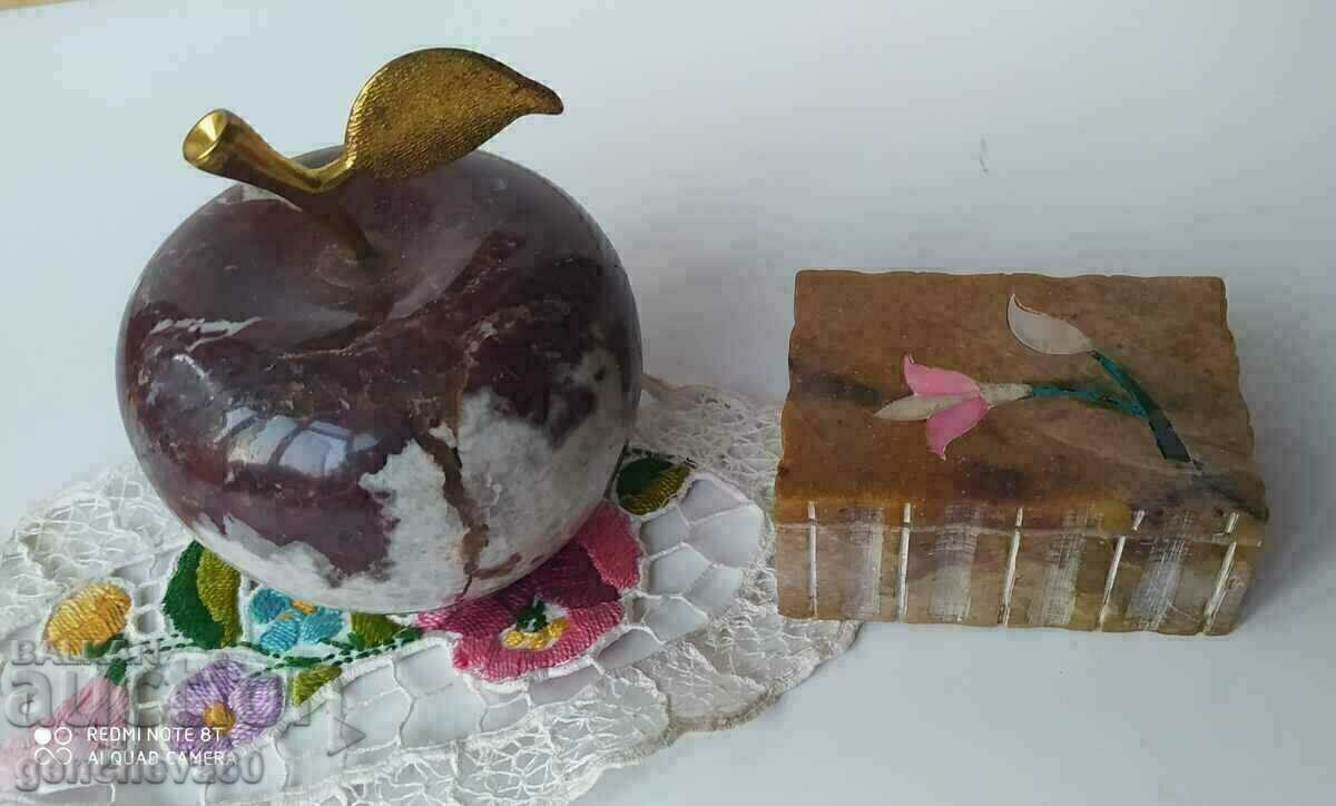 Apple and natural stone jewelry box - 6 Apple and natural stone jewelry box - 6