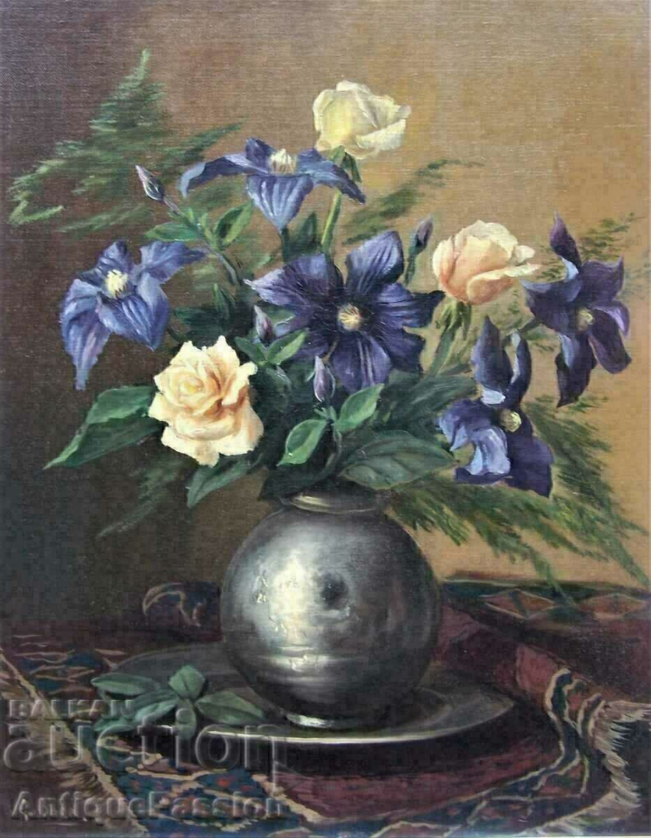 Παλαιά νεκρή φύση από τη δεκαετία του είκοσι του 20ου αιώνα - Ολλανδία