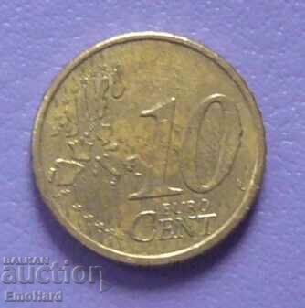 Финландия 10 евроцентa 1999