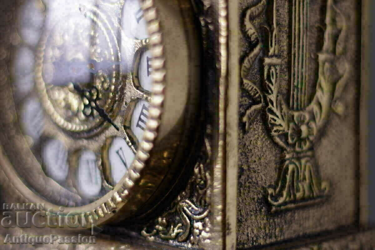 Auction Antique gilt bronze carriage clock Auction Antique gilt bronze carriage clock