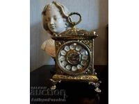 Antique gilt bronze carriage clock