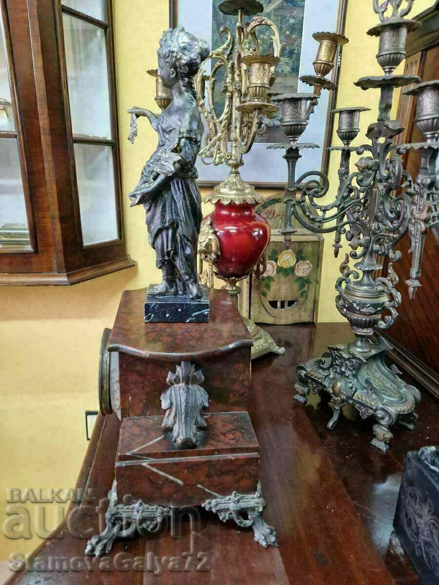 A lovely antique French mantel clock - 5 A lovely antique French mantel clock - 5