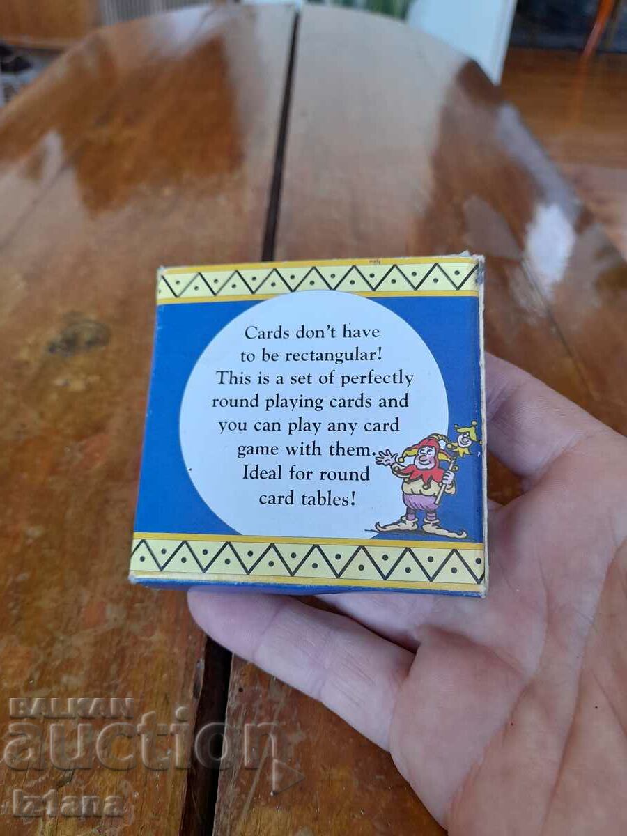 Old round playing cards with price 40.00 BGN | € 20.45 Old round playing cards with price 40.00 BGN | € 20.45