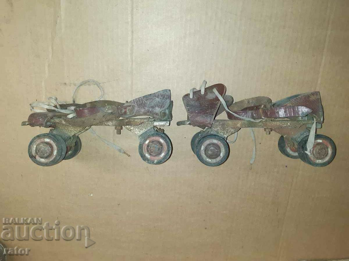 Auction  Old TRUSETAL summer skates - Germany