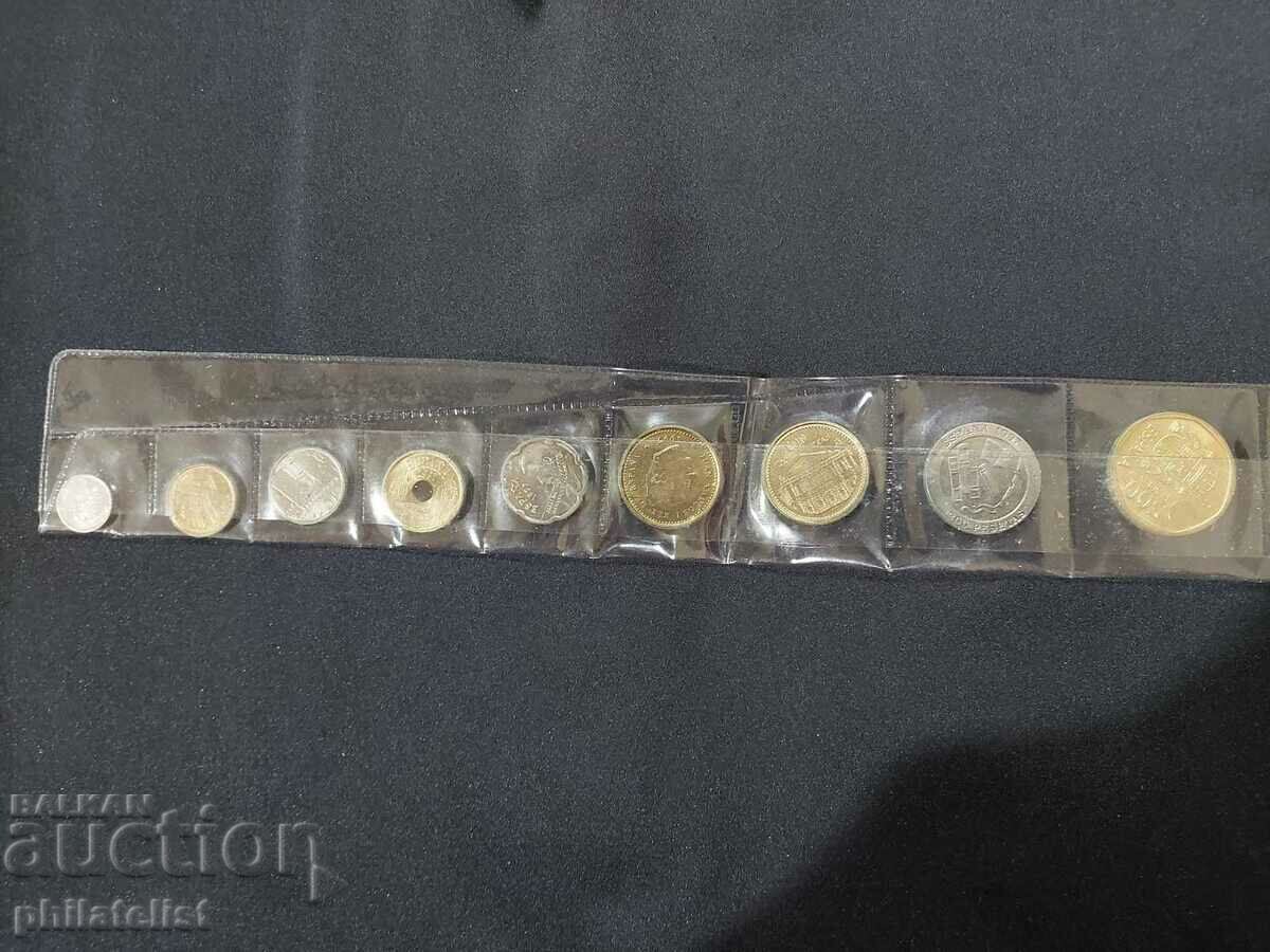 Ισπανία 1997 - Ολοκληρωμένο σετ 9 νομισμάτων με τιμή 22.00 BGN | € 11.25 Ισπανία 1997 - Ολοκληρωμένο σετ 9 νομισμάτων με τιμή 22.00 BGN | € 11.25