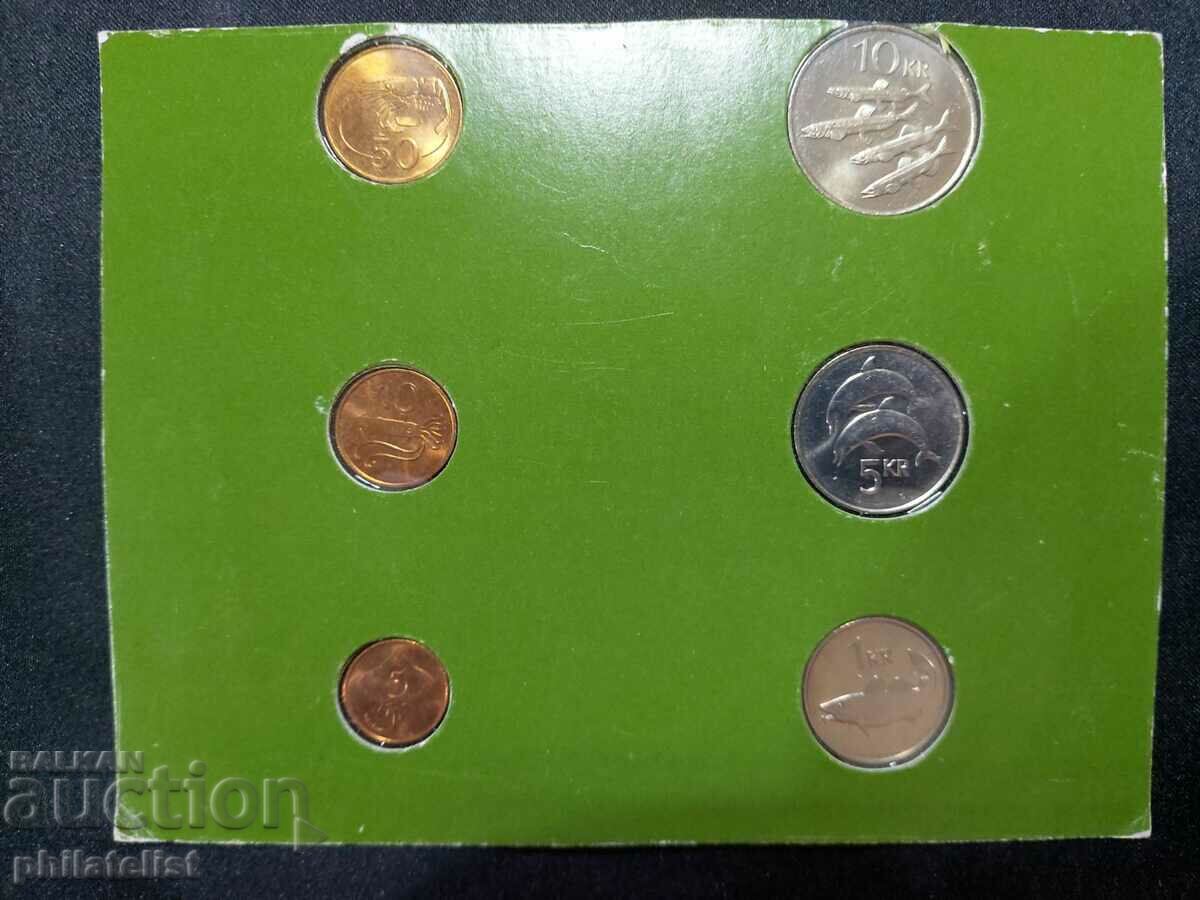 Iceland 1981-1984 - Complete set of 6 coins with price 22.00 BGN | € 11.25 Iceland 1981-1984 - Complete set of 6 coins with price 22.00 BGN | € 11.25