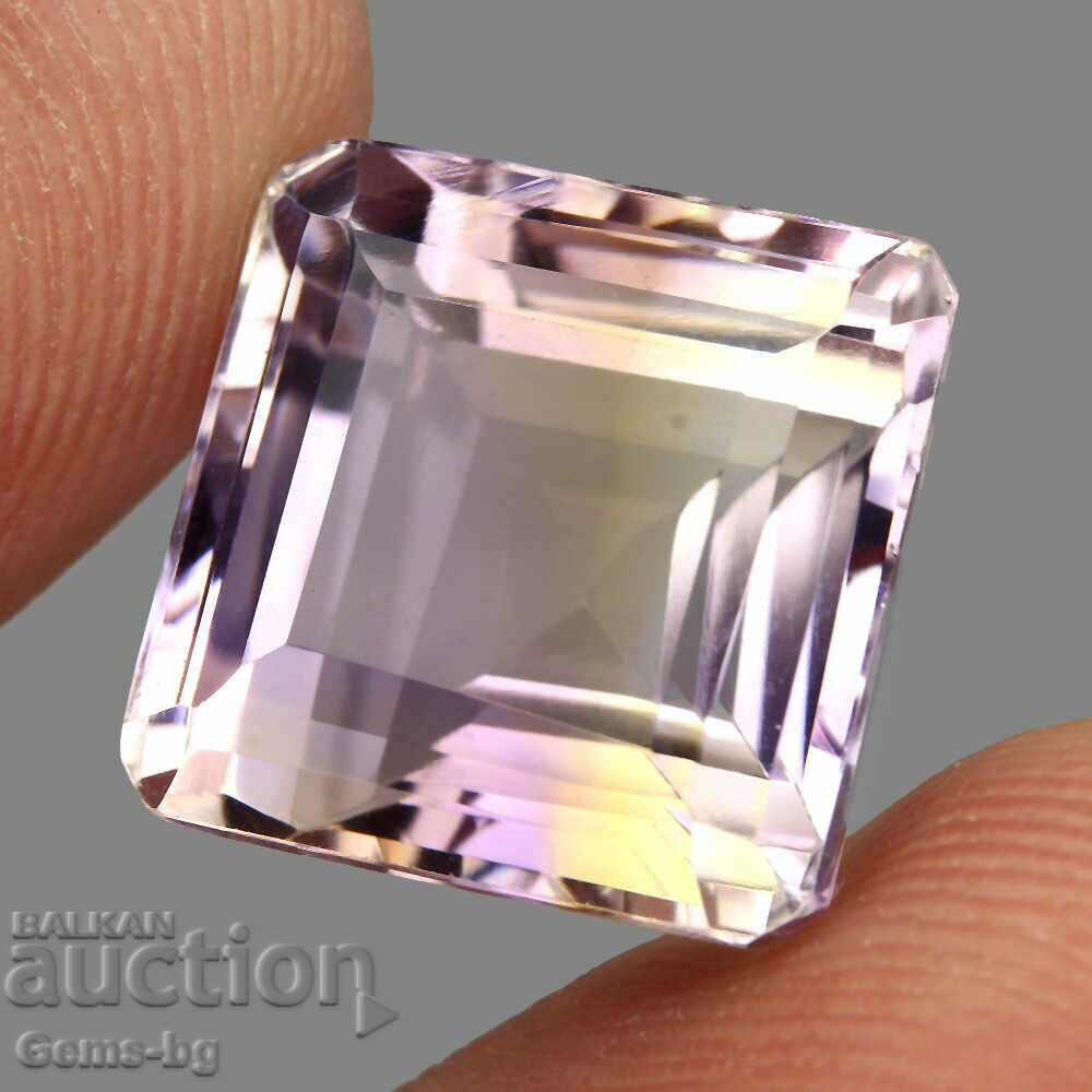 Ametrine natural 14x14 mm with price 159.00 BGN | € 81.30 Ametrine natural 14x14 mm with price 159.00 BGN | € 81.30