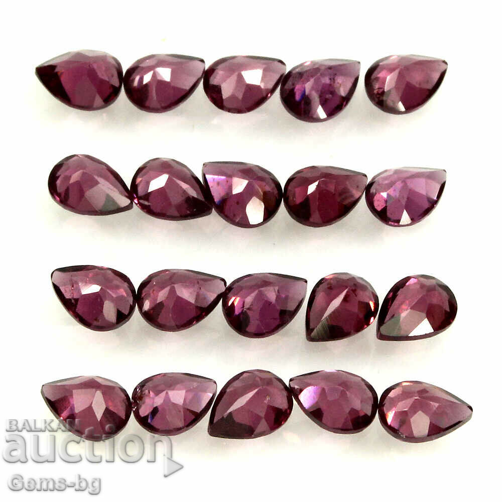 Garnet 4x 3 mm with price 9.00 BGN | € 4.60 Garnet 4x 3 mm with price 9.00 BGN | € 4.60
