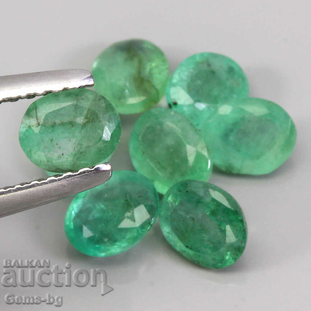 Emerald / Emerald 5x4 mm - 6 Emerald / Emerald 5x4 mm - 6