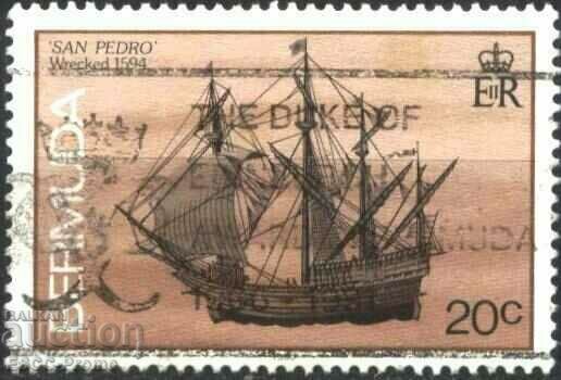 Σφραγισμένο σήμα πλοίου 1986 από τις Βερμούδες