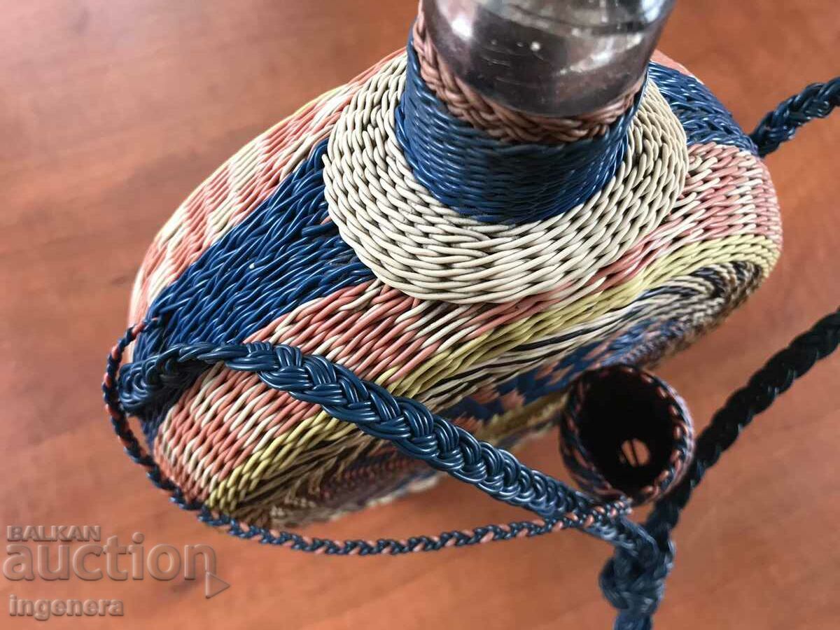 BOTTLE BOTTLE UNIQUE BRAIDED SOCA WITH CAP AND STRAP with price 45.00 BGN | € 23.01 BOTTLE BOTTLE UNIQUE BRAIDED SOCA WITH CAP AND STRAP with price 45.00 BGN | € 23.01