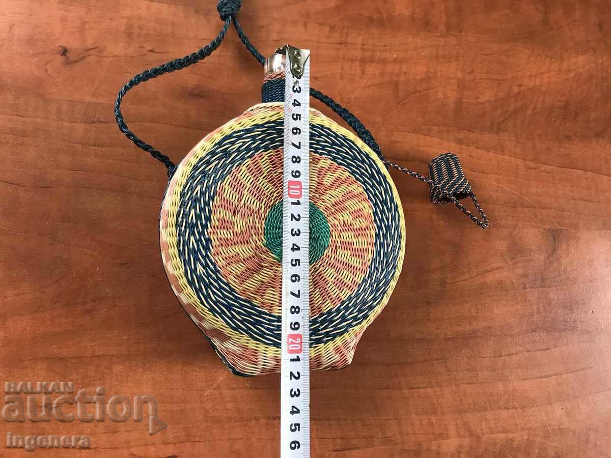 Auction BOTTLE BOTTLE UNIQUE BRAIDED SOCA WITH CAP AND STRAP Auction BOTTLE BOTTLE UNIQUE BRAIDED SOCA WITH CAP AND STRAP