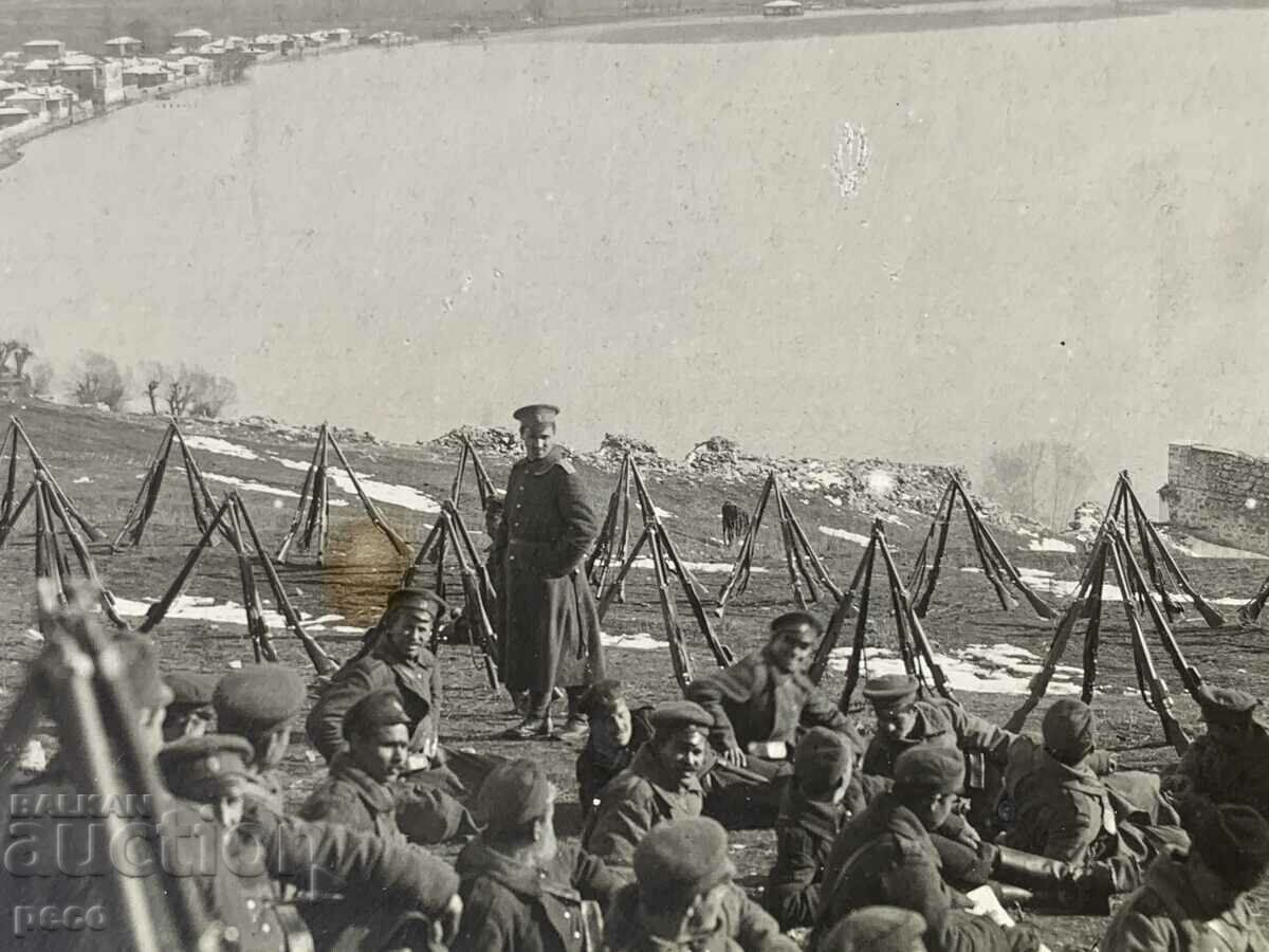 Auction Ohrid Bulgarian military 191/2/? old photo Auction Ohrid Bulgarian military 191/2/? old photo