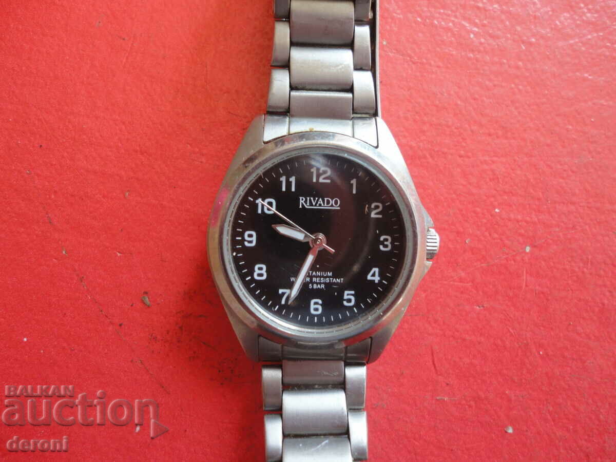 A great Rivado Titanum watch with price 25.00 BGN | € 12.78