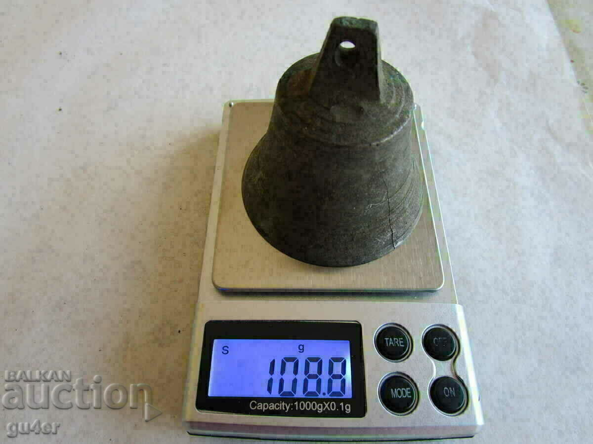 ❌❌Old bronze bell, weight - 108.80 g. ORIGINAL! - 5