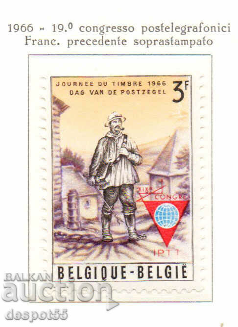 1966. Βέλγιο. Διεθνές Ταχυδρομικό Συνέδριο. Επιστάτης