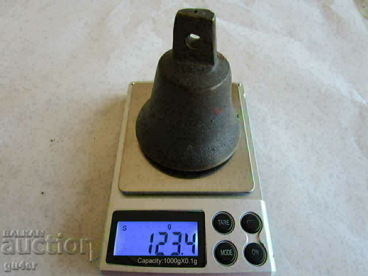 ❌❌Old bronze bell, weight - 123.40 g. ORIGINAL! - 5