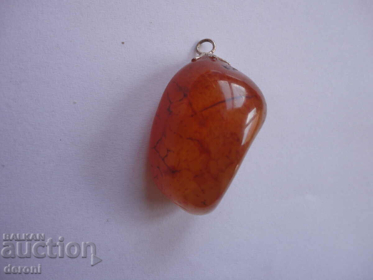 Auction Pendant medallion from mineral stone Auction Pendant medallion from mineral stone