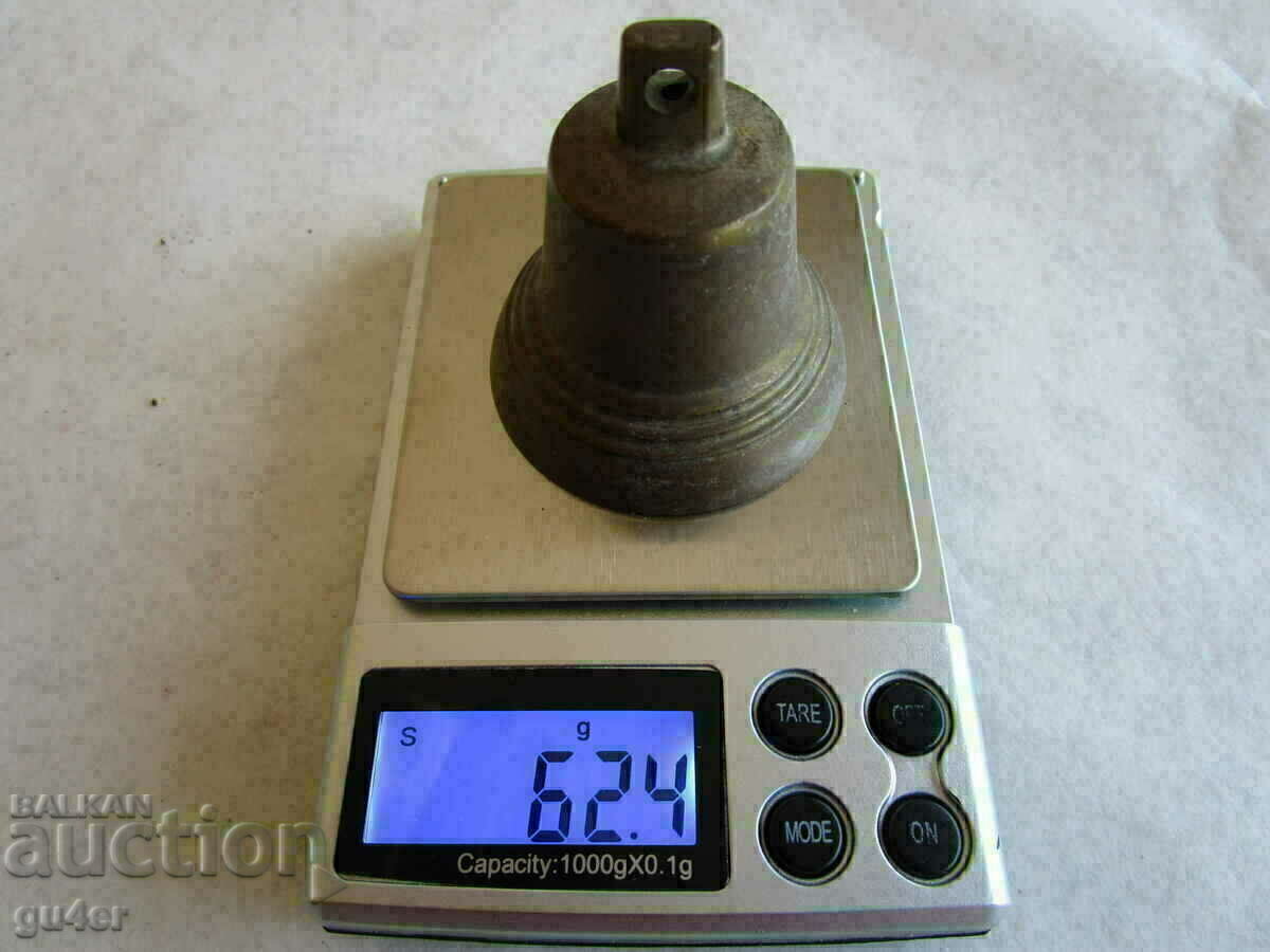 ❌❌Стара бронзова камбана, тегло - 62.40 гр. ОРИГИНАЛ❌❌ - 5