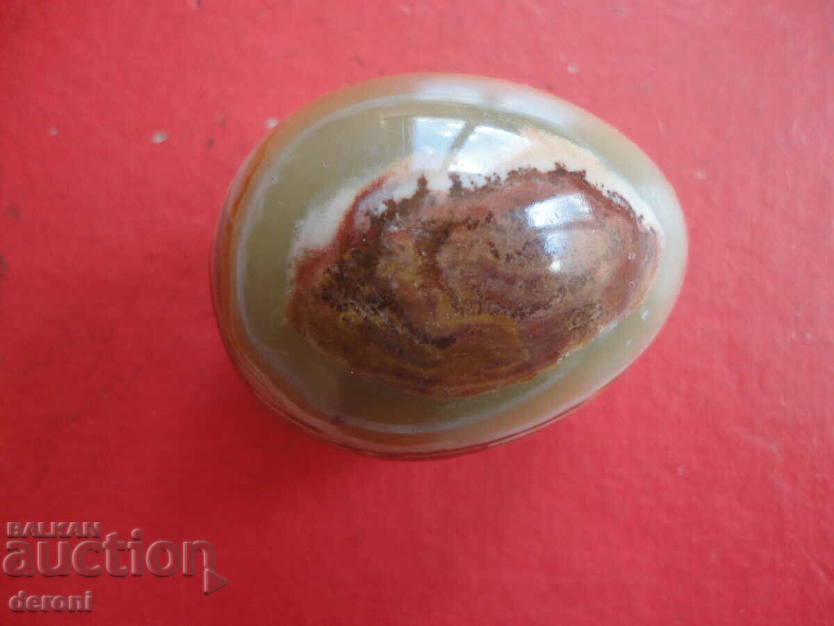 Egg of polished mineral stone with price 10.00 BGN | € 5.11 Egg of polished mineral stone with price 10.00 BGN | € 5.11
