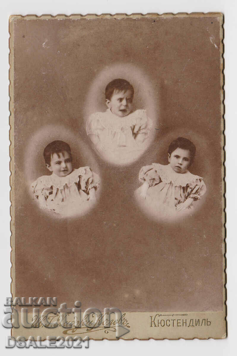 1899 фотография снимка картон Иван Хаджи-Колев Кюстендил