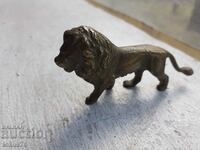 Lion figure statuette bronze