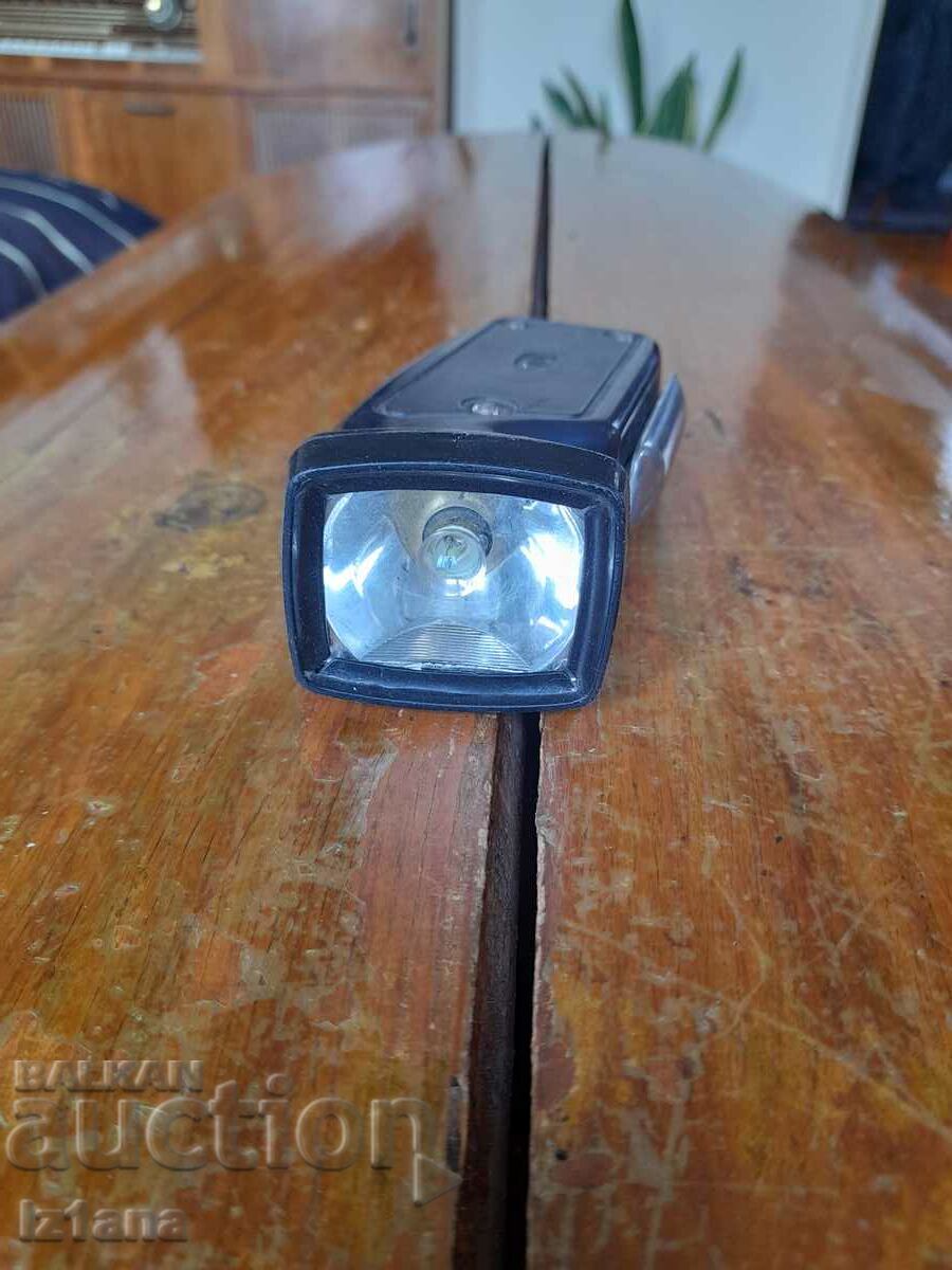 Old torch with dynamo with price 40.00 BGN | € 20.45