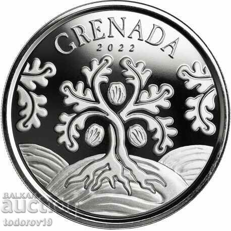 1 oz argint din Caraibe de Est - Grenada 2022