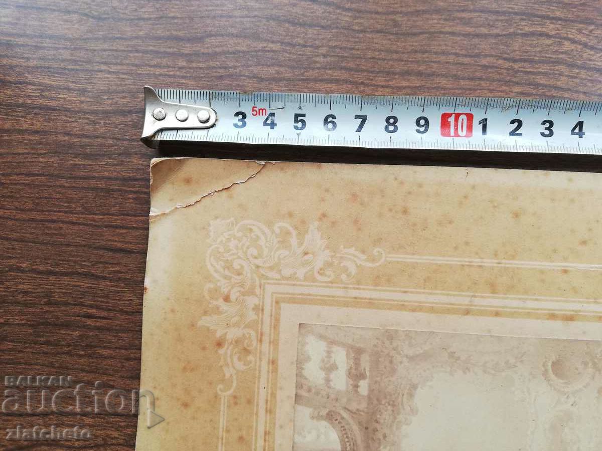 Auction Old photo cardboard Kingdom of Bulgaria - Auction Old photo cardboard Kingdom of Bulgaria -