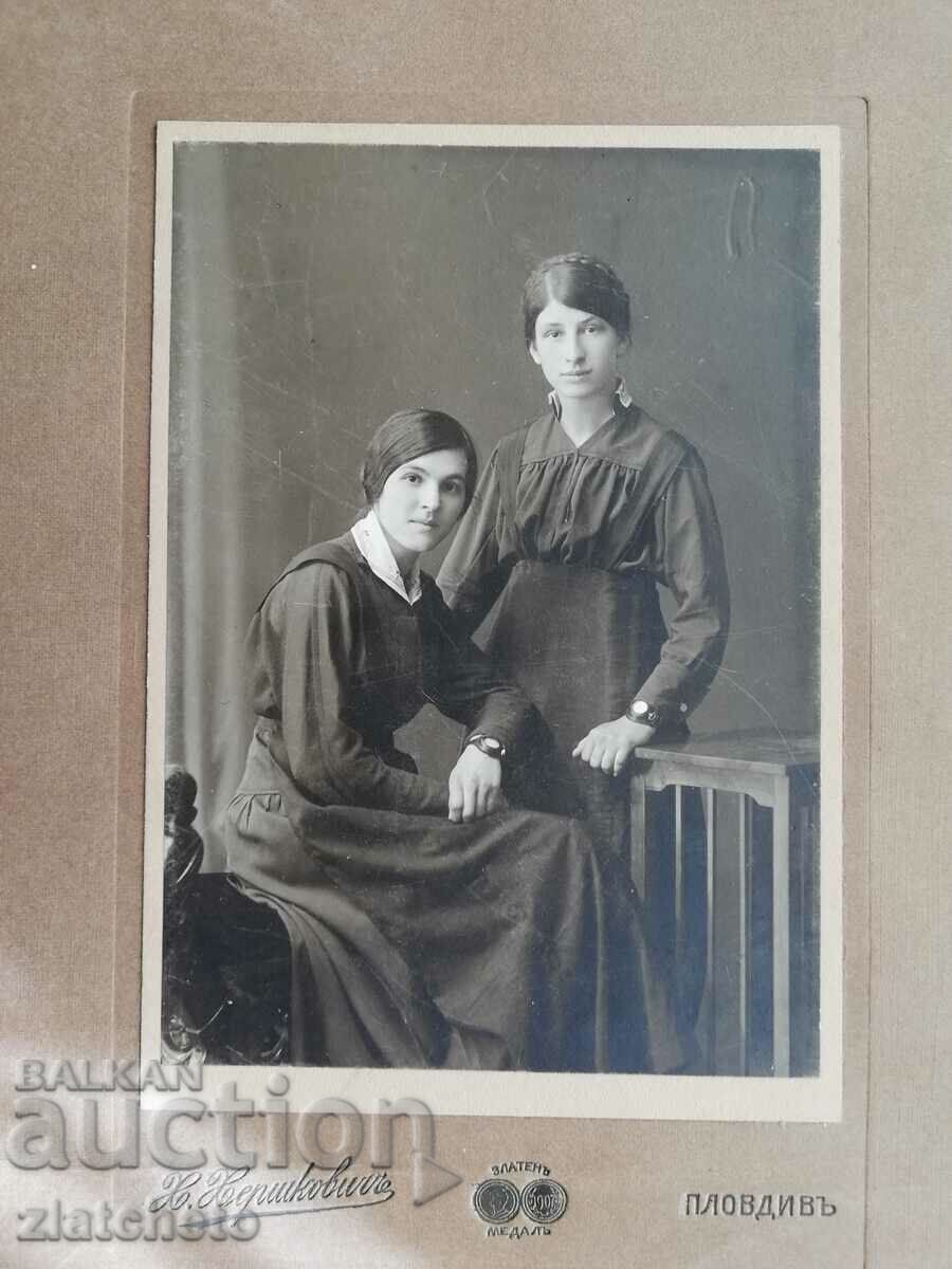 Auction Old photo cardboard Kingdom of Bulgaria - Auction Old photo cardboard Kingdom of Bulgaria -