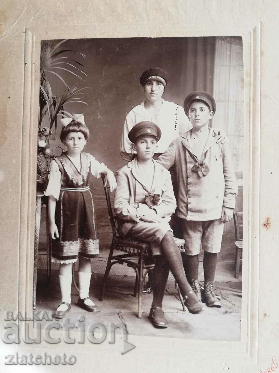 Auction Old photo cardboard Kingdom of Bulgaria - Auction Old photo cardboard Kingdom of Bulgaria -