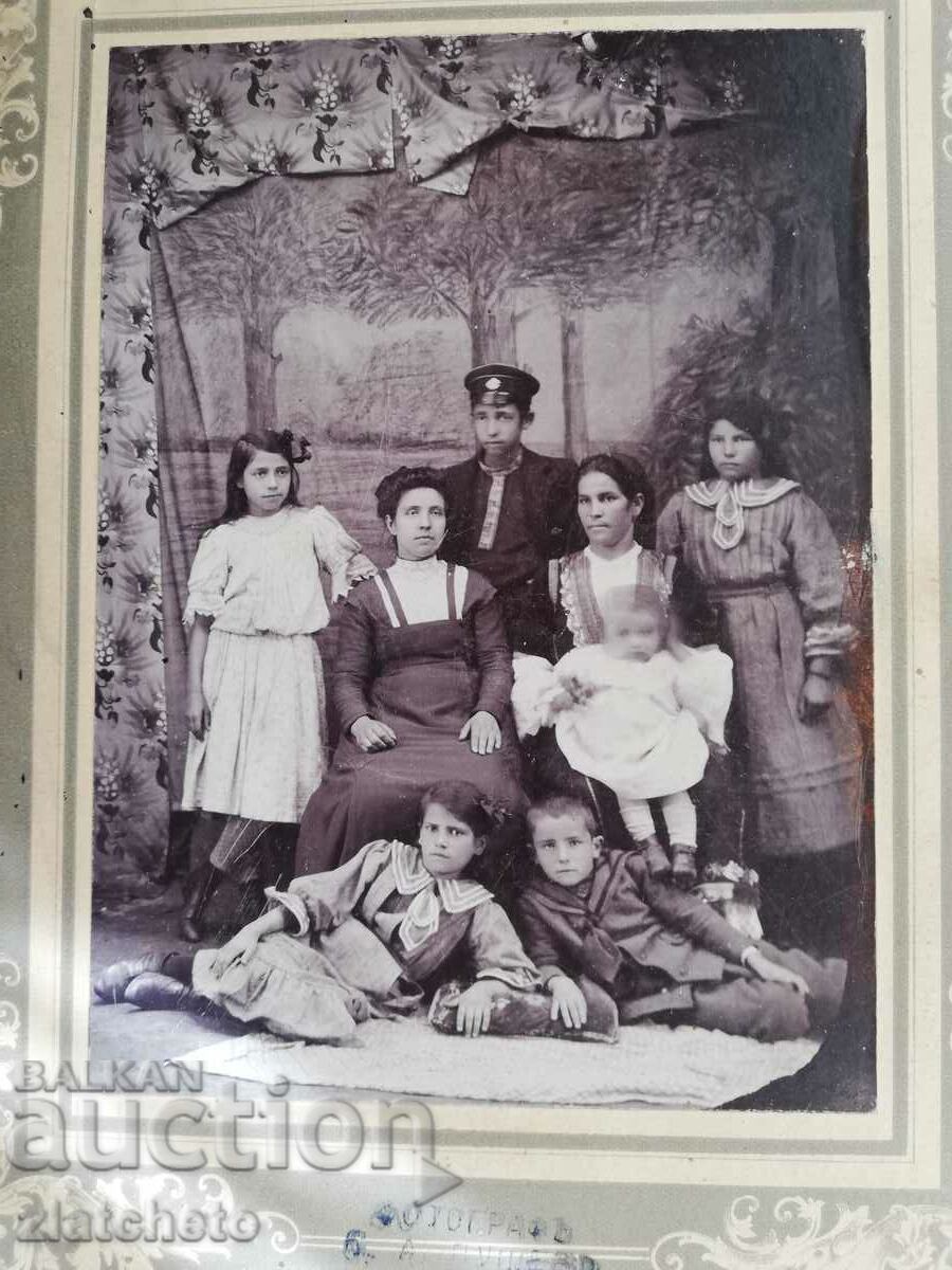 Auction Old photo cardboard Kingdom of Bulgaria - Auction Old photo cardboard Kingdom of Bulgaria -