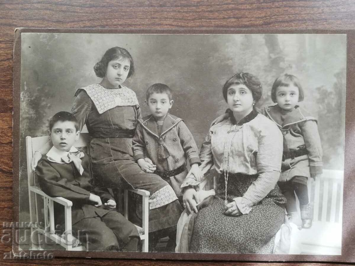 Auction Old photo cardboard Kingdom of Bulgaria - Auction Old photo cardboard Kingdom of Bulgaria -