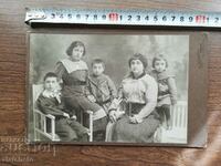 Old photo cardboard Kingdom of Bulgaria -