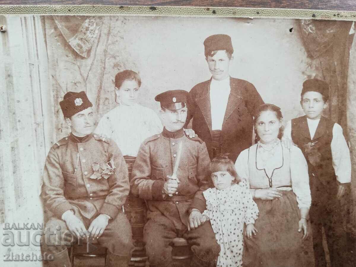 Auction  Old photo cardboard Kingdom of Bulgaria -