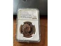 СТОЯНКА МУТАФОВА NGC PCGS 2 ЛЕВА 2022 Г. МОНЕТА PF 70 TOP PO