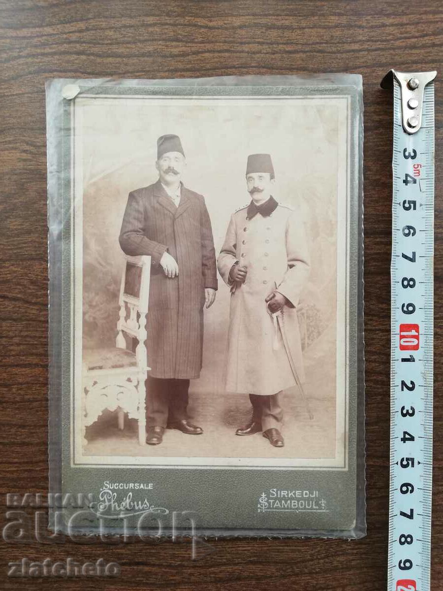 Old photo cardboard - atelier Istanbul with price 255.00 BGN | € 130.38 Old photo cardboard - atelier Istanbul with price 255.00 BGN | € 130.38
