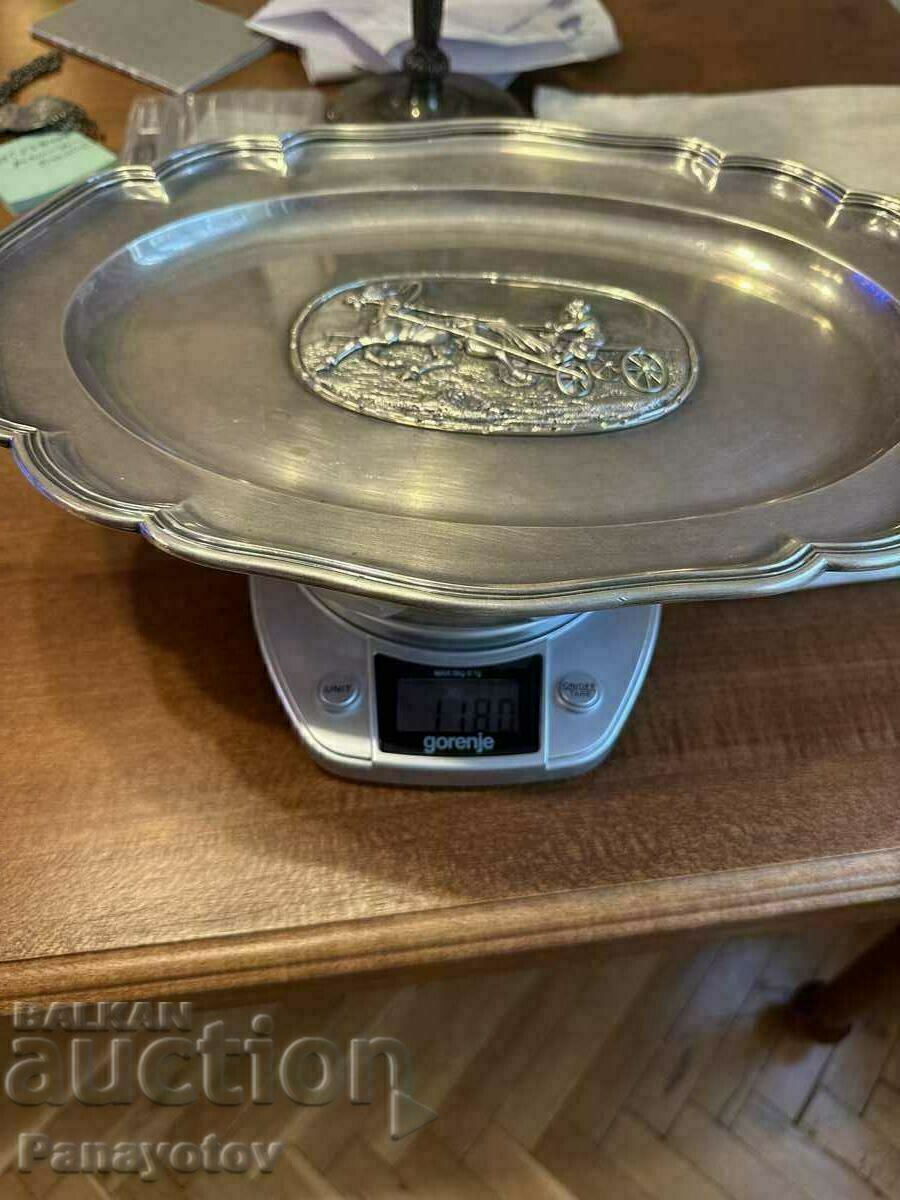 SILVER TRAY AWARDED IMPERIAL RUSSIA RUSSIAN RARE BUSINESS CARDS DE - 7 SILVER TRAY AWARDED IMPERIAL RUSSIA RUSSIAN RARE BUSINESS CARDS DE - 7