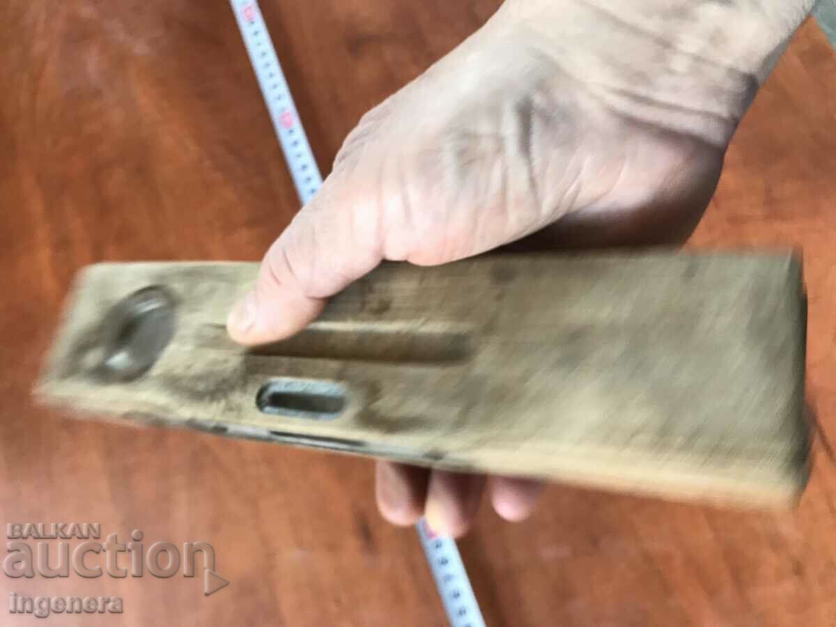 LEVEL WOOD ANTIQUE TOOL STRAIGHT - 6