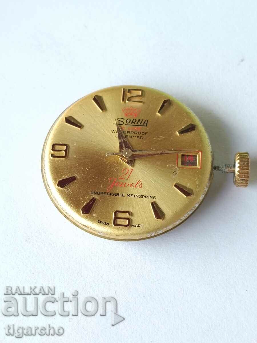 Παράδοση Κίνηση ανδρικού ρολογιού SORNA Παράδοση Κίνηση ανδρικού ρολογιού SORNA