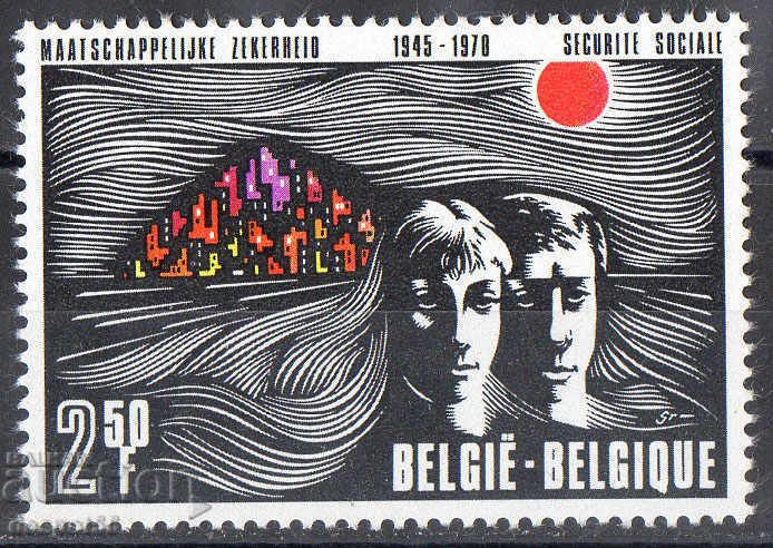 1970. Βέλγιο. 25η επέτειος των κοινωνικών υπηρεσιών.