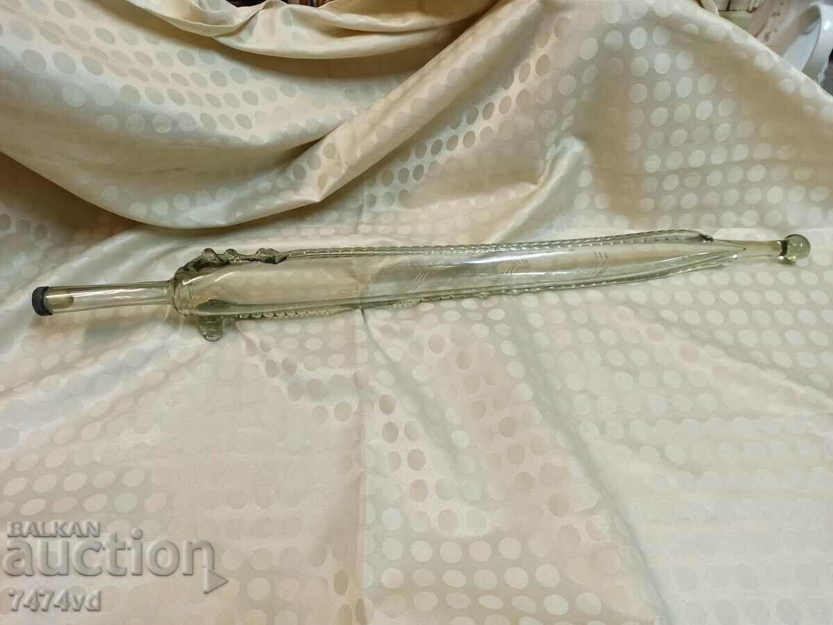 Old long glass fish bottle -80 cm with price 80.00 BGN | € 40.90 Old long glass fish bottle -80 cm with price 80.00 BGN | € 40.90