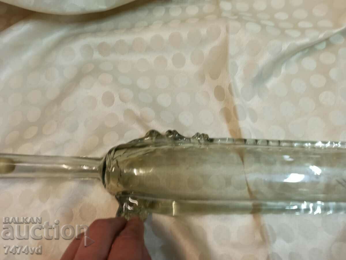 Old long glass fish bottle -80 cm - 6 Old long glass fish bottle -80 cm - 6